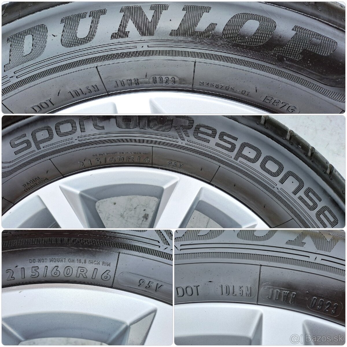 5x112 Originál Volkswagen Sepang TOP STAV 215 60 R16 - 6