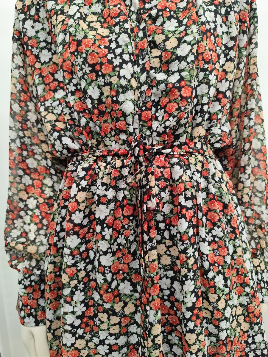 Šifónové šaty Cropp veľ. S/M - 6