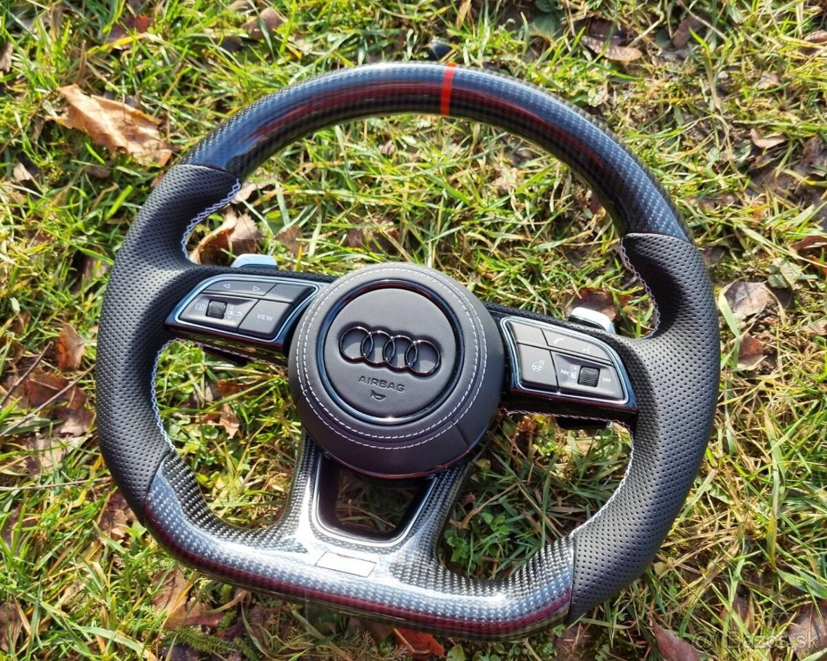 VYHRIEVANY VOLANT AUDI / KARBÓN ŠPORTOVÝ ZKOSENY - 6