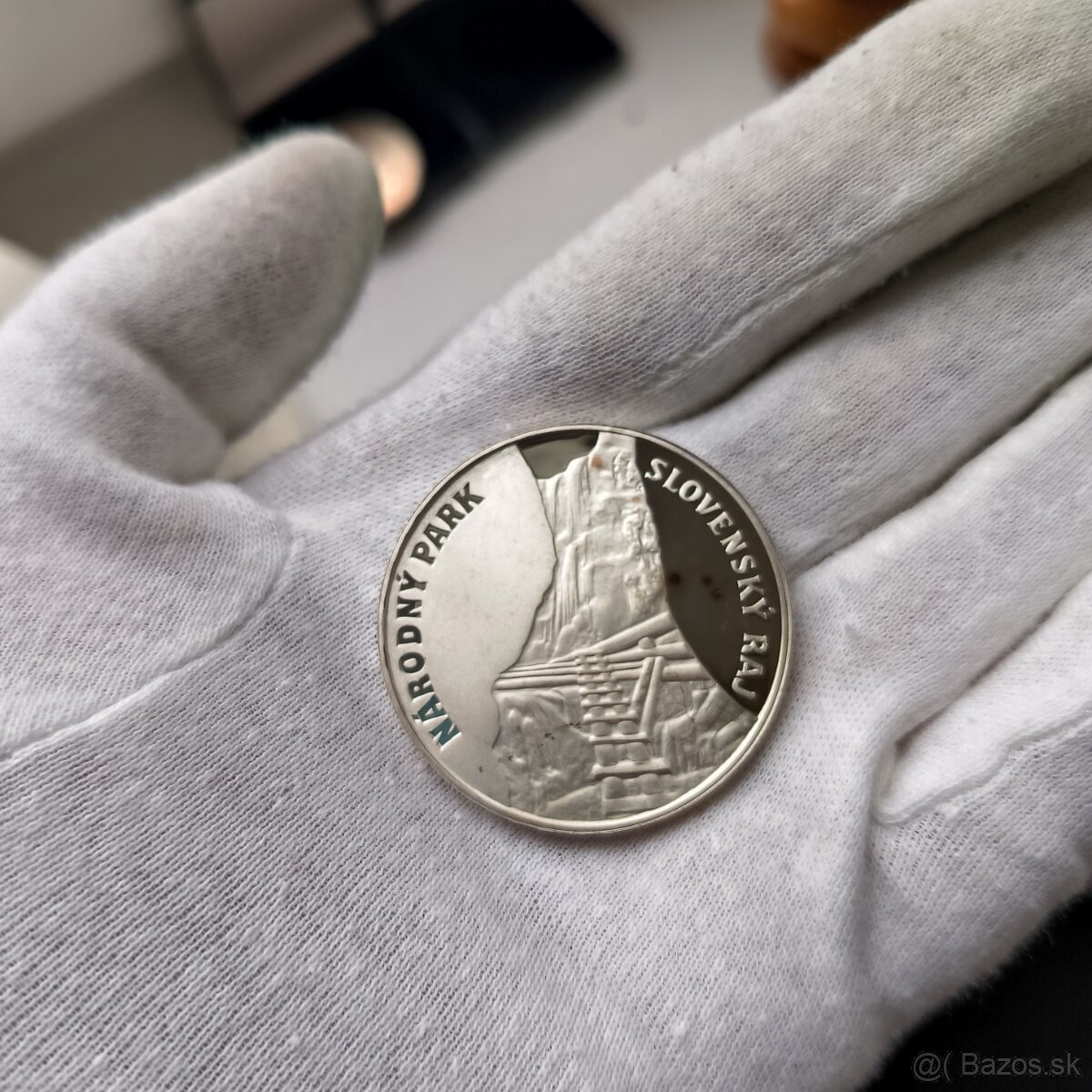 Strieborná minca 500 korún Slovenský Ráj PROOF - 6