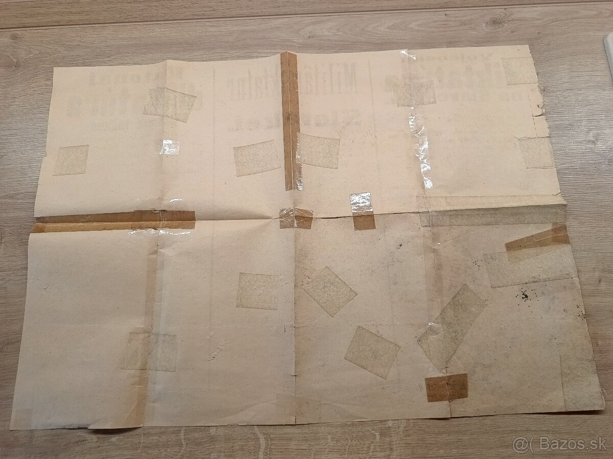 plagát Vojenská diktatúra na Slovensku 1919 - 6