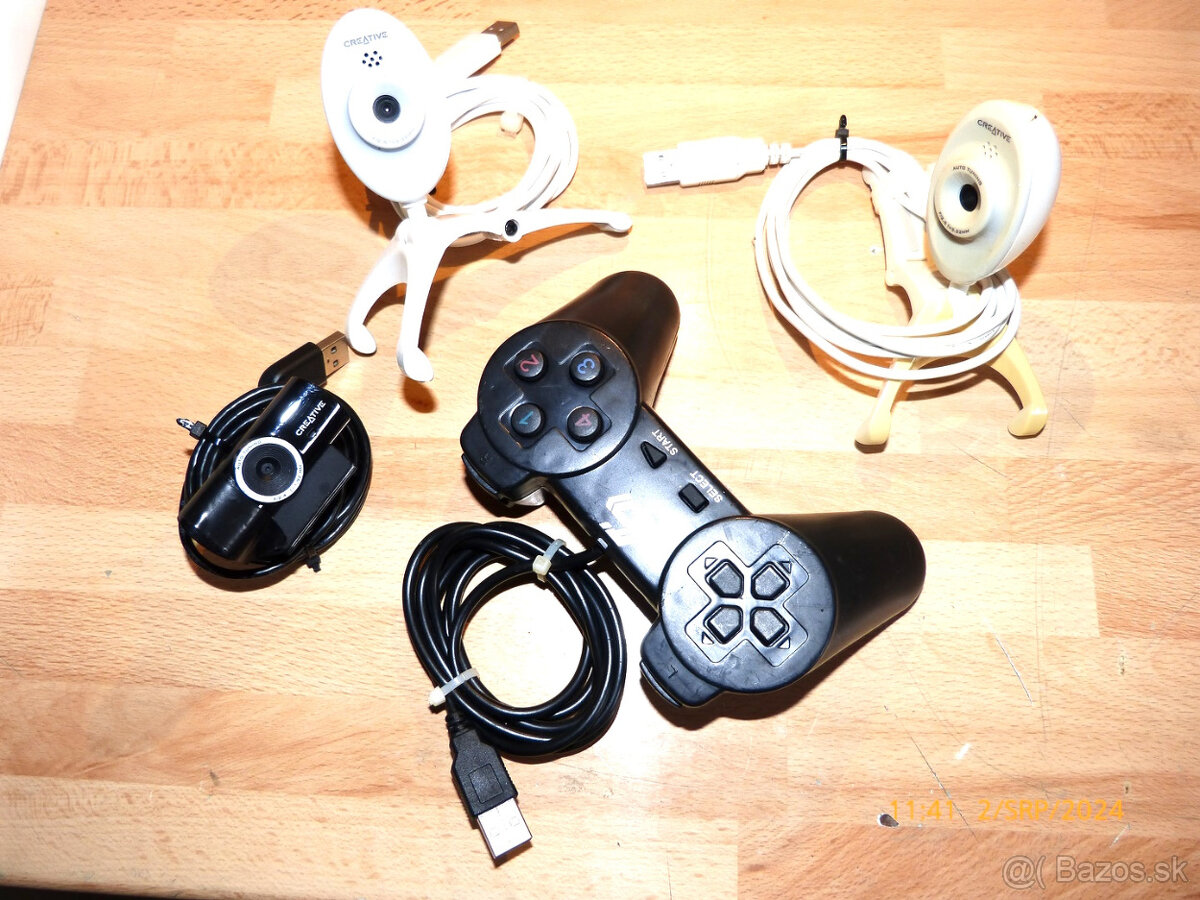 ps2 mys klavesnica 5e notebokove a web kamery gamepad 5e ks - 6