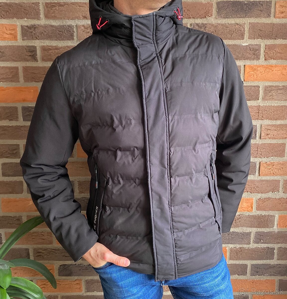 Pánska teplá bunda lee cooper nová L - 6