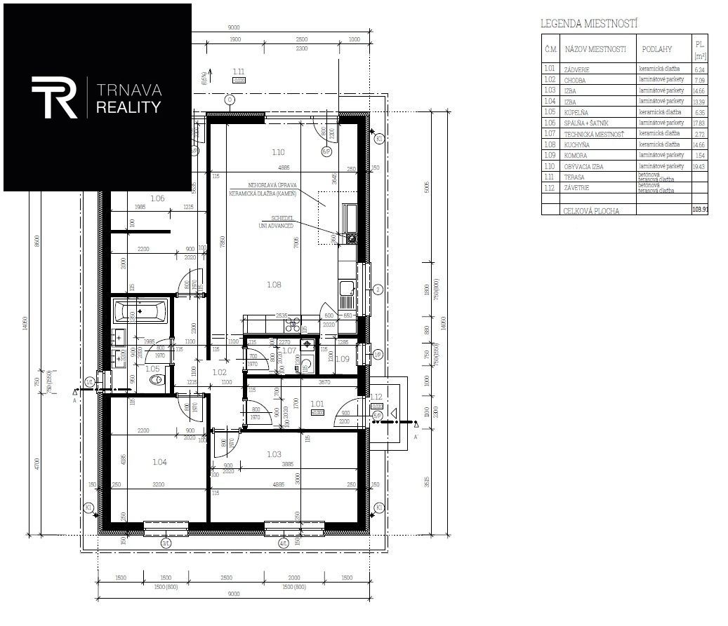 TRNAVA REALITY - novostavba 4-izb rodinných domov, Galanta- - 6