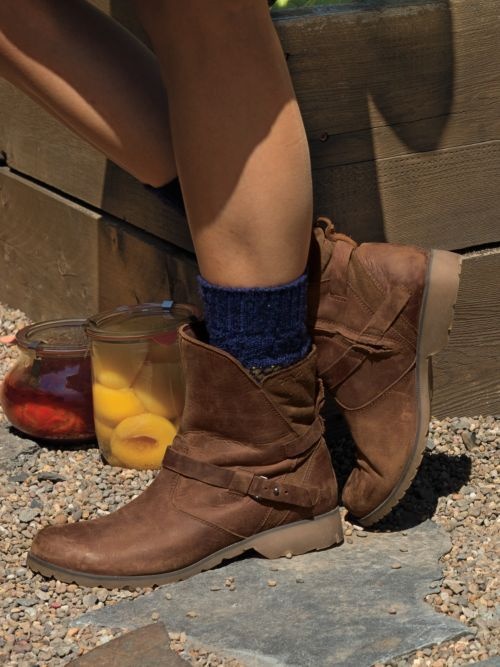 Dámske kožené topánky Teva Delavina, Bison - 6