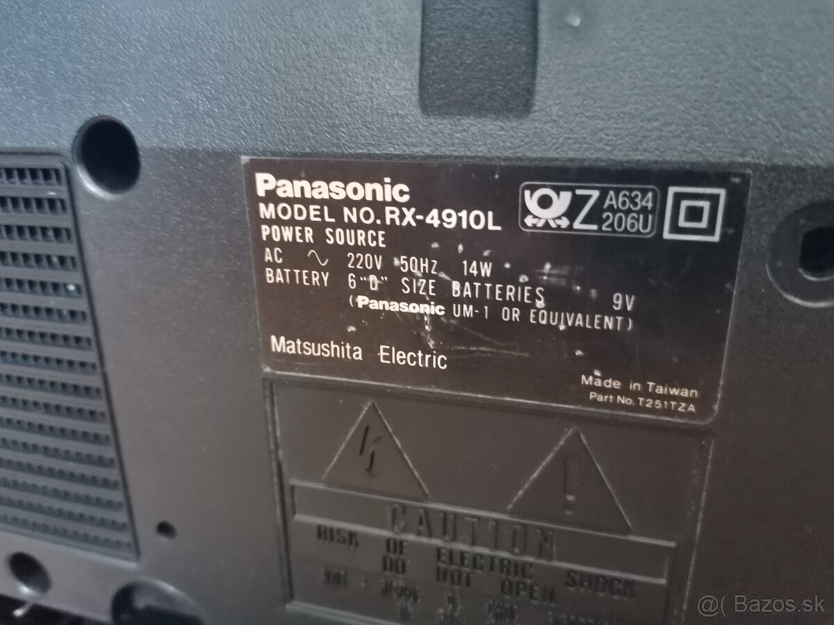 RÁDIOMAGNETOFON PANASONIC RX-4910L - 6