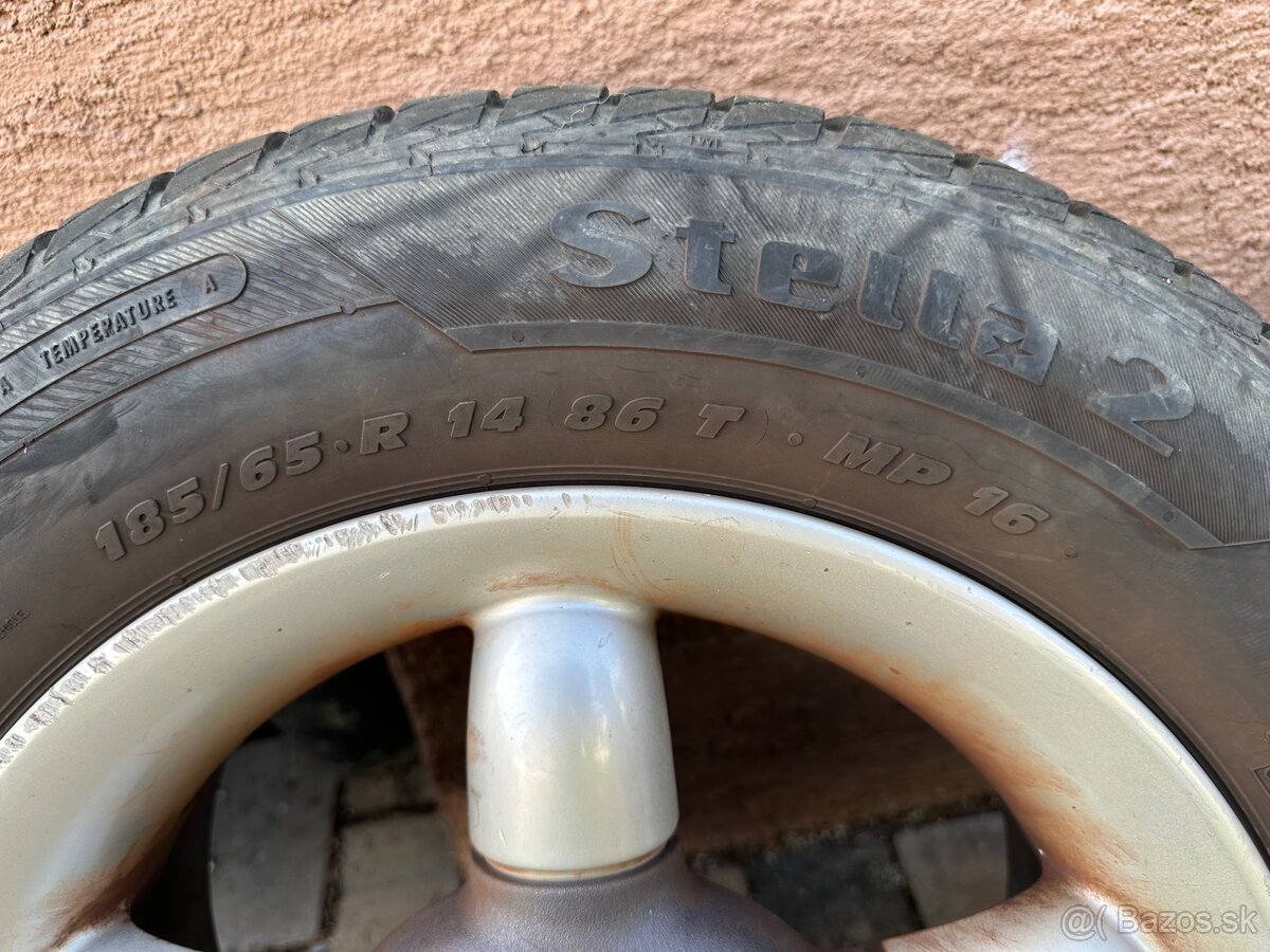 Aludisky Mazda 323 + pneu 185/65 R14 - 6
