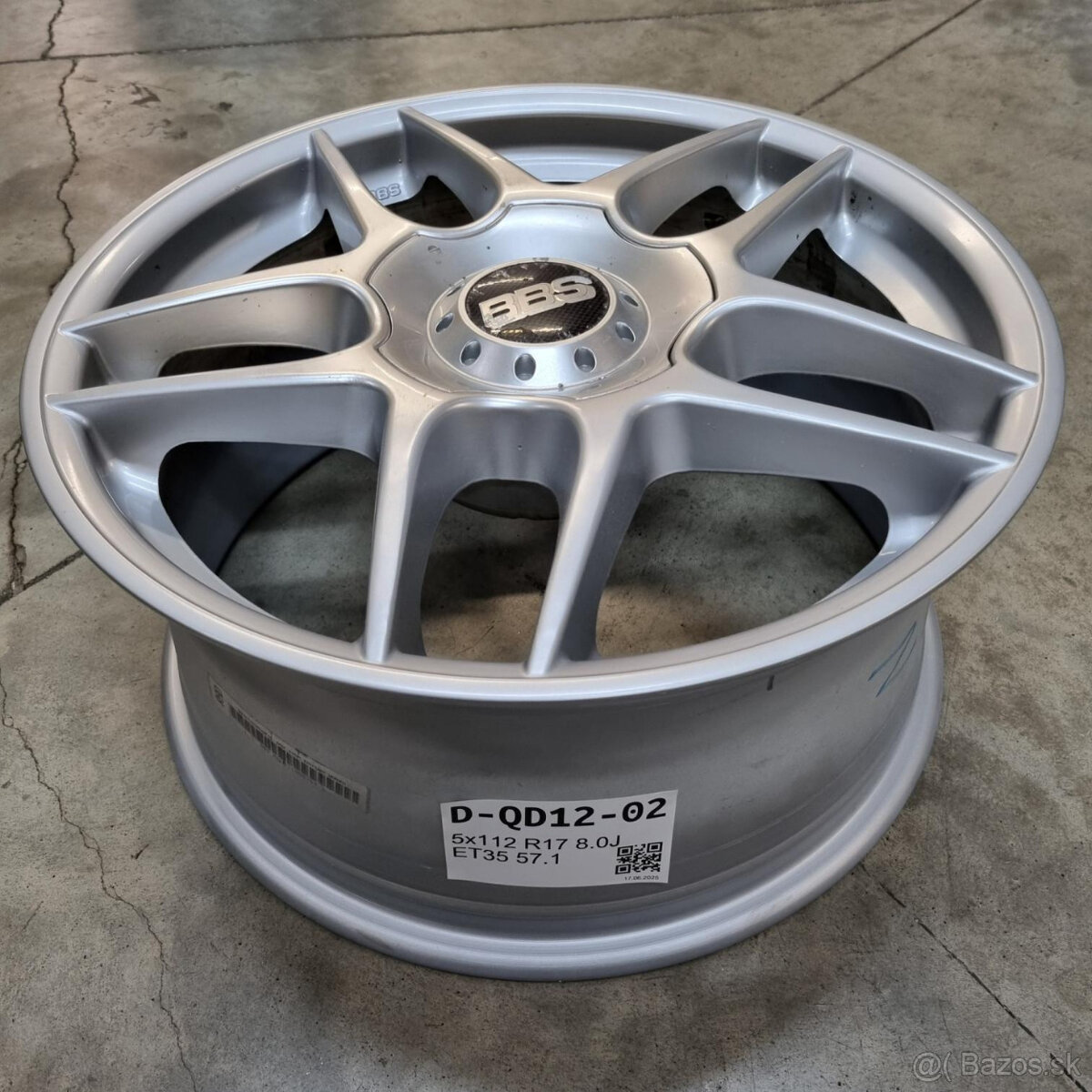 Hliníkové BBS disky 5x112 R17, 8J ET35 - 6
