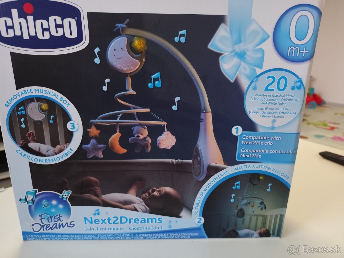 Predám kolotoč nad postieľku Chicco - 6