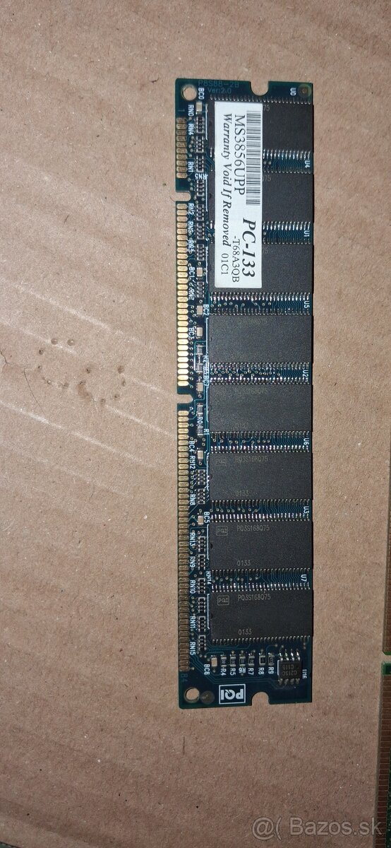Staré RAM pamäte SDRAM/DDR + HDD Western Digital 20.0 GB - 6