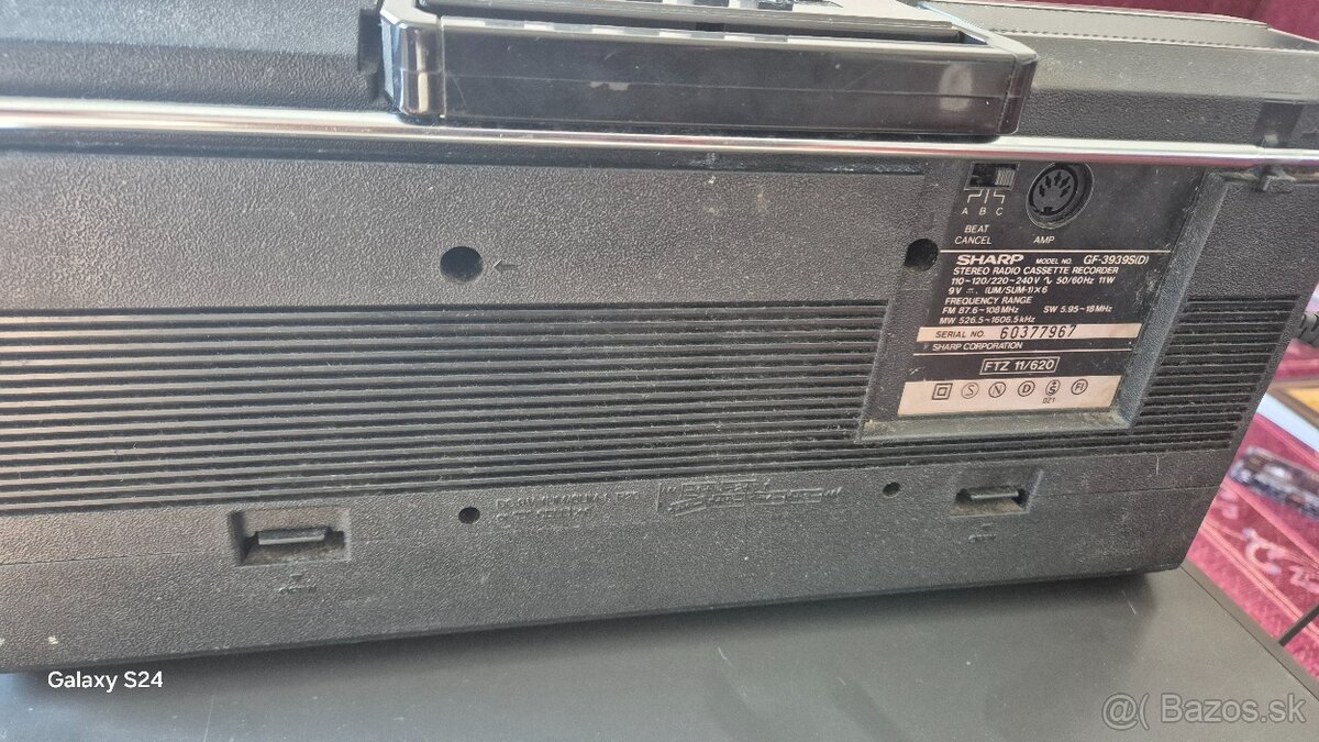 SHARP GF-3939 made in Japan 1983 - 6