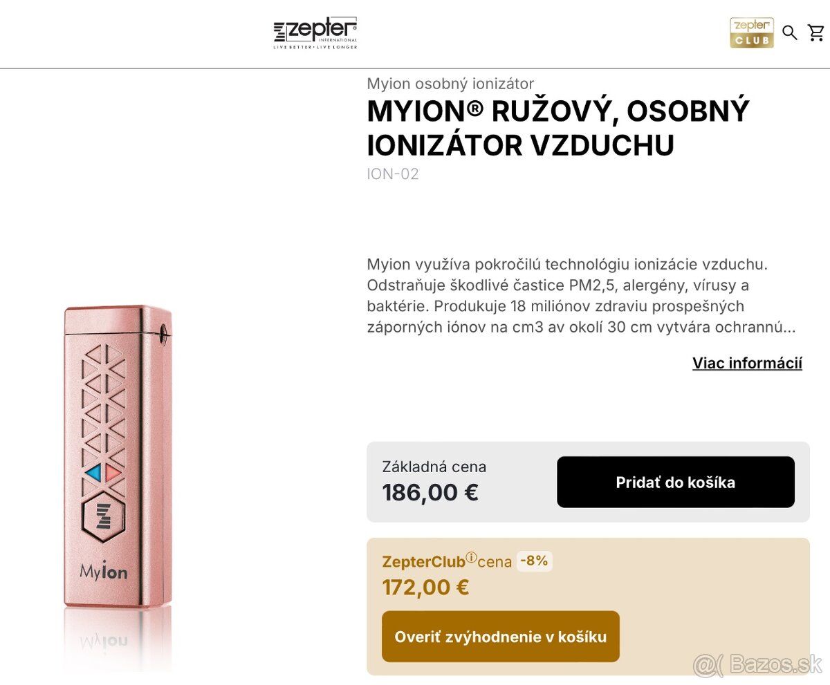 ⭐ TherapyAir MyIon – prvé elektronické rúško na trhu - 6