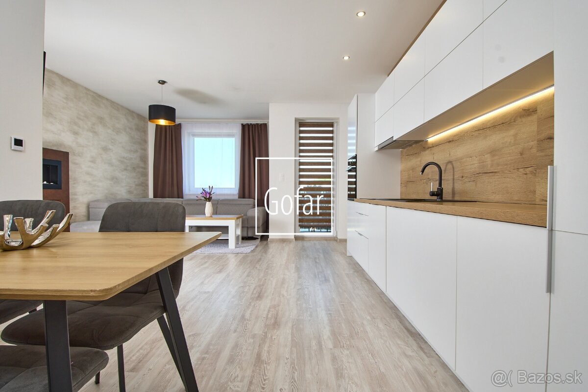 Zariadený energeticky úsporný 3i byt + 2xparking, Baka, DS - 6