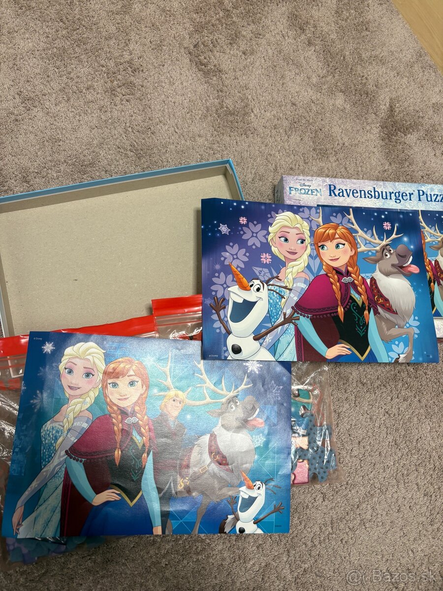 Detske puzzle frozen / trolovia - 6