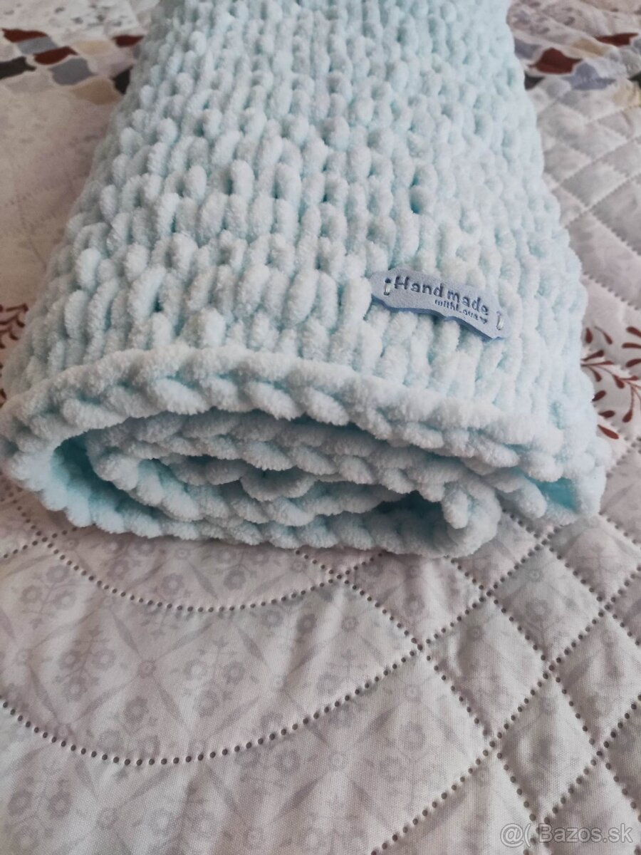 NOVÁ Bledomodrá deka z Alize Puffy Fine - 6