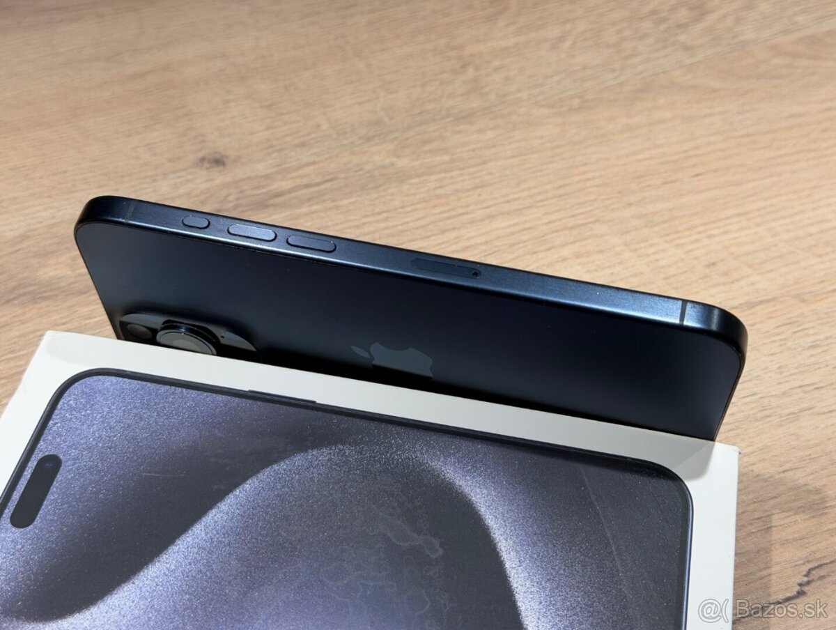 Predám iPhone 15 Pro Max 256 GB, Titanium Blue - 6