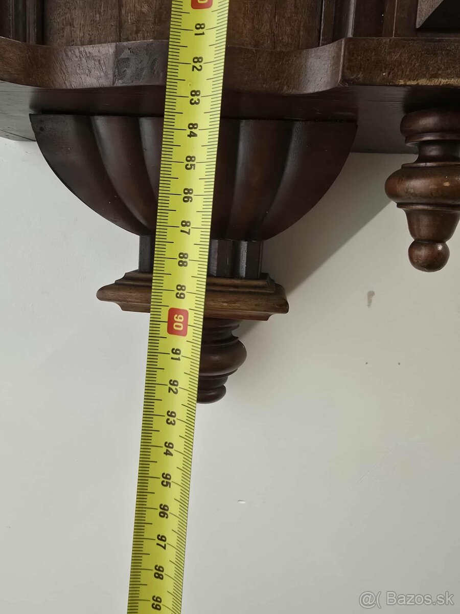 Starožitné drevené hodiny s melódiou - 6