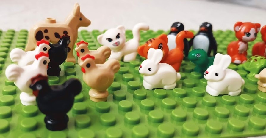 Sada zvierat do stavebnic 19 ks-10 ks - 6