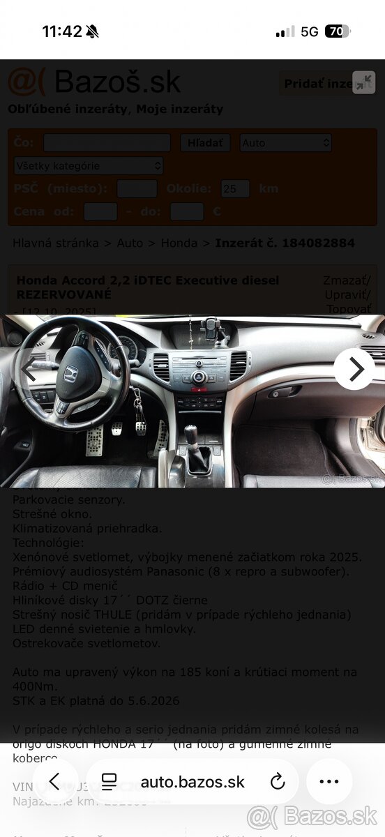 Honda accord 2.2 executive - 6