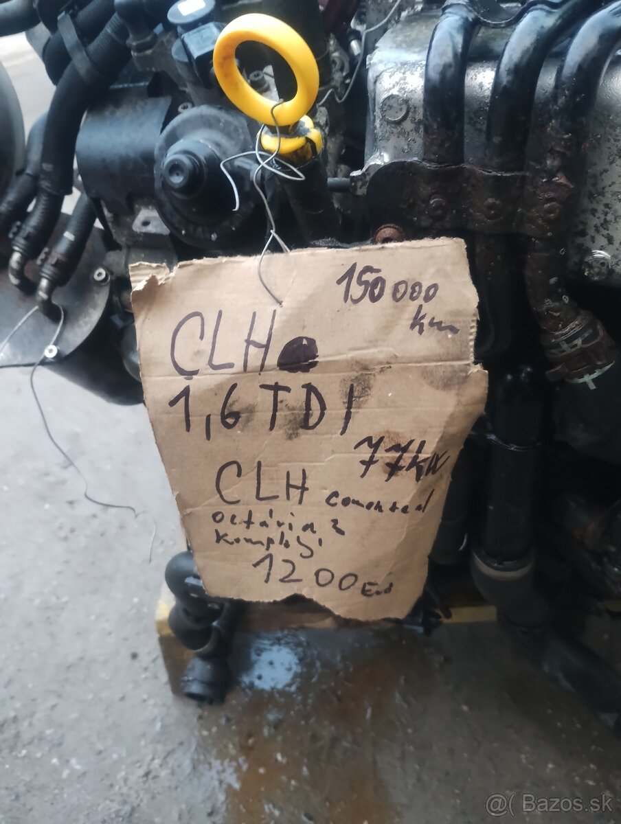 Predám motor 1,6 TDI 77 kw CLHC volkswagen group - 6