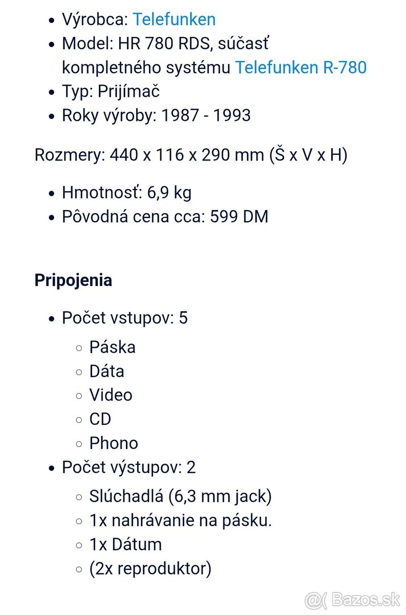 Telefunken HR 780 RDS🎧❤️🎧 - 6
