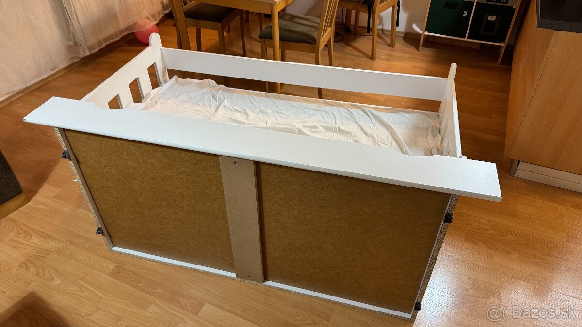 Detská posteľ 160x80cm s úložným priestorom a matracom - 6