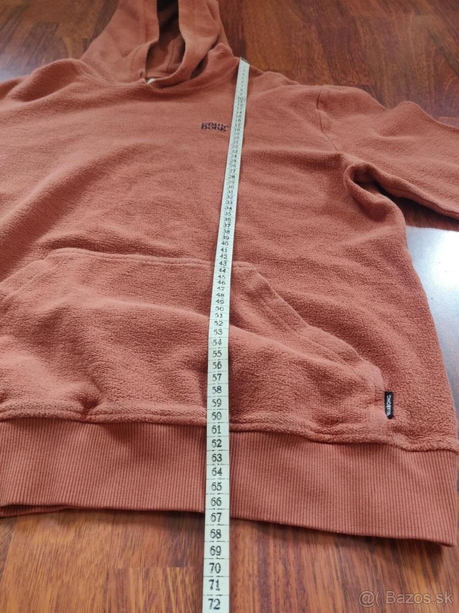 Billabong mikina s kapucí – tmavě oranžová, vel. L - 6