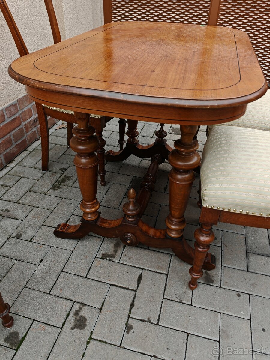 Jedálensky stôl a 4 stoličky - 6