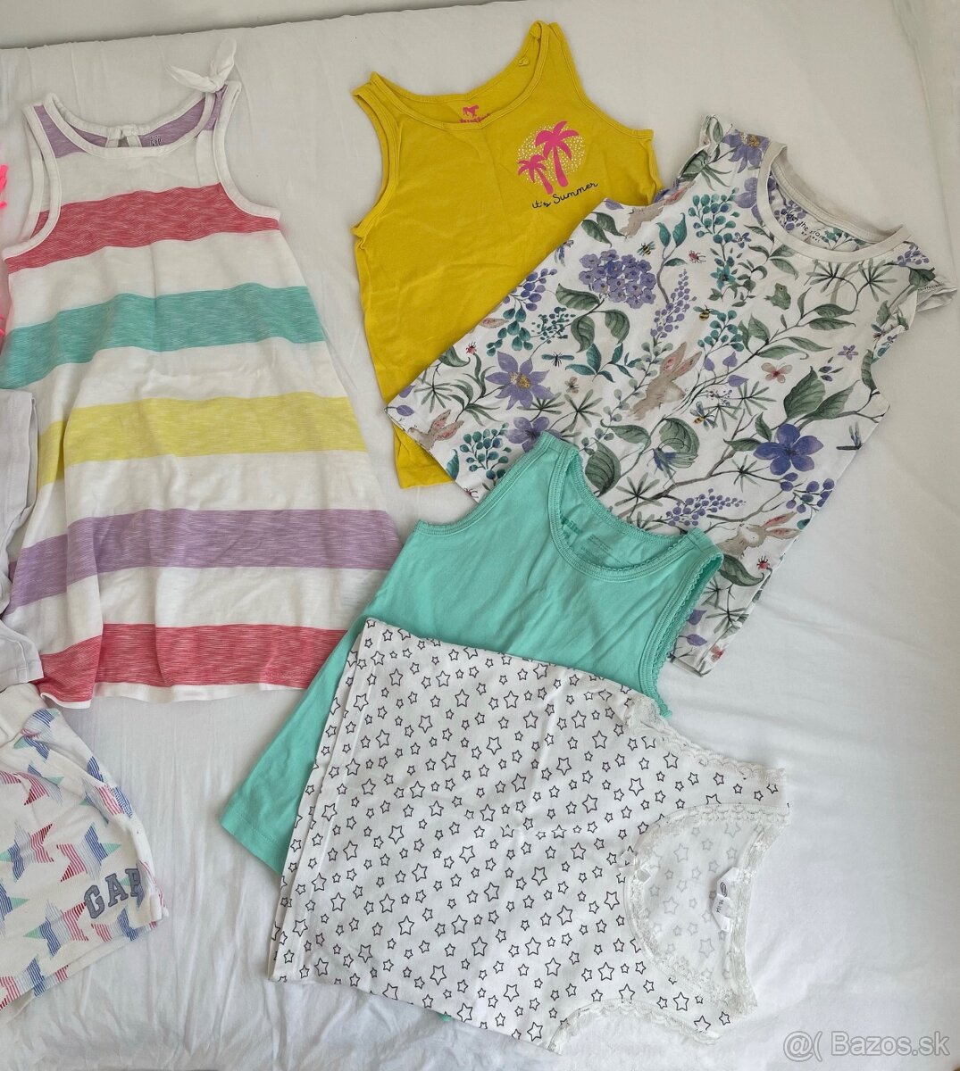98/104 BABSKÝ LETNÝ balíček vecí za 10E - 6