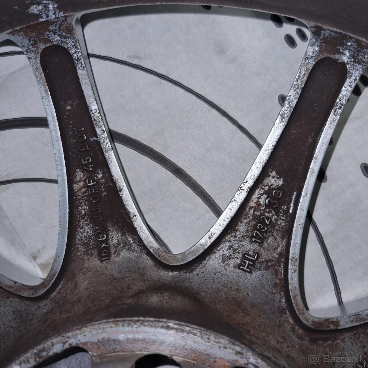 Hliníkové Toyota disky 5x100 R16, 6,5J ET45 - 6