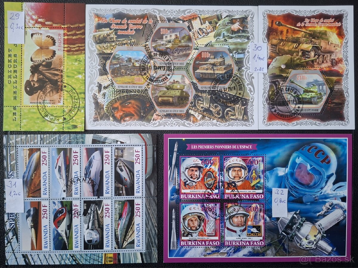 Postove znamky Mix 19 (102poloziek) - 6