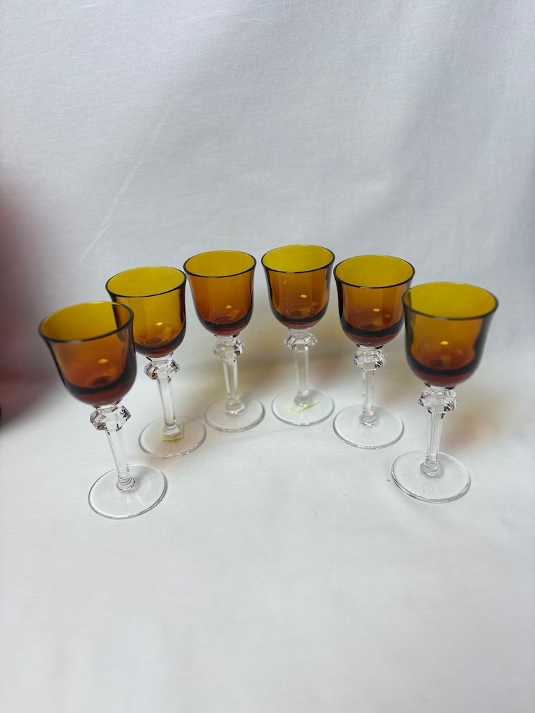 Pohare - štamperlíky na stopke sada - 6