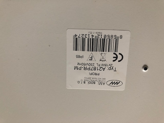 NOVE ZIARIVKOVE SVIETIDLO IP65 - 6