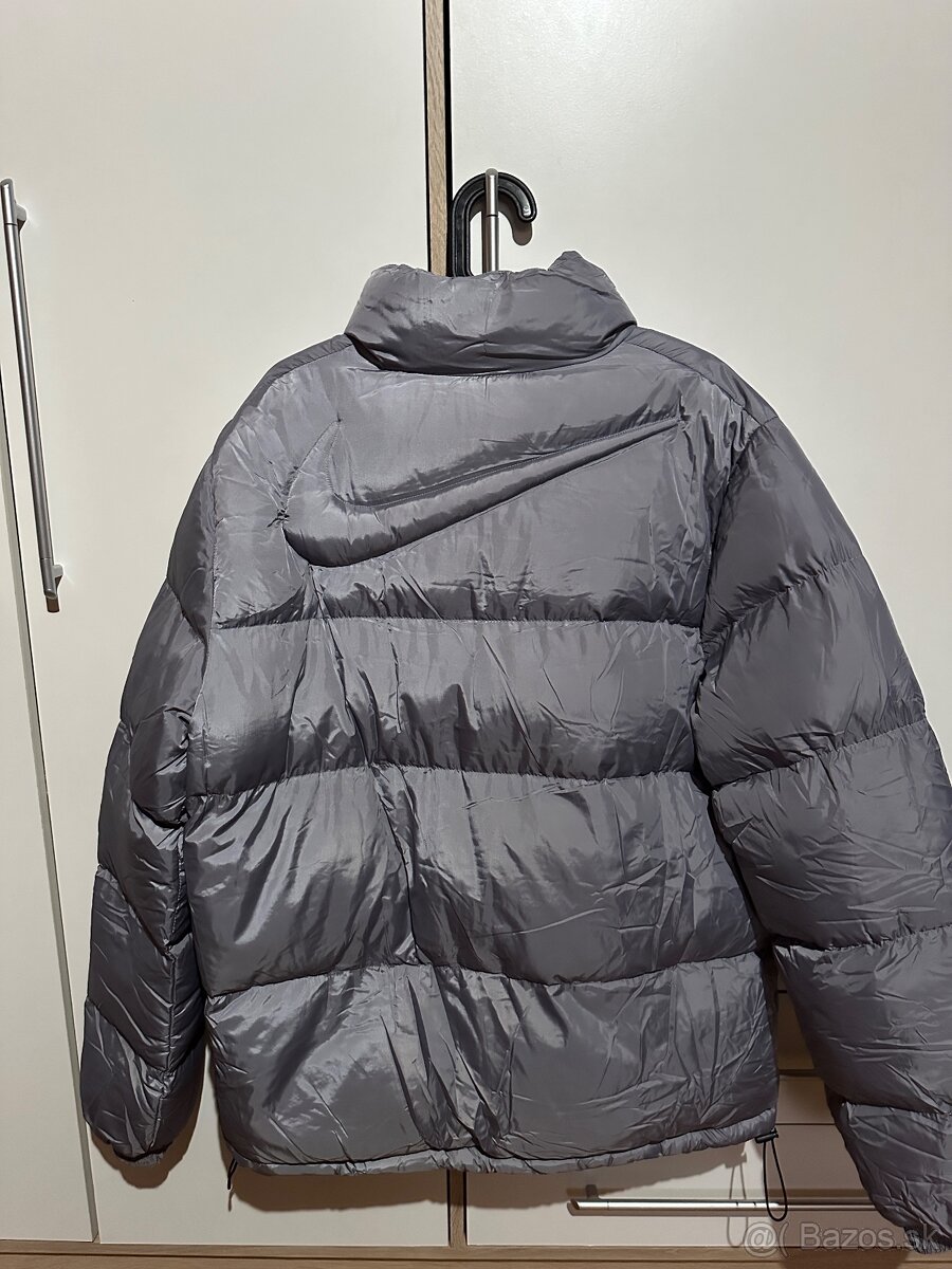 Zimná bunda Nike - sivá L/XL - 6