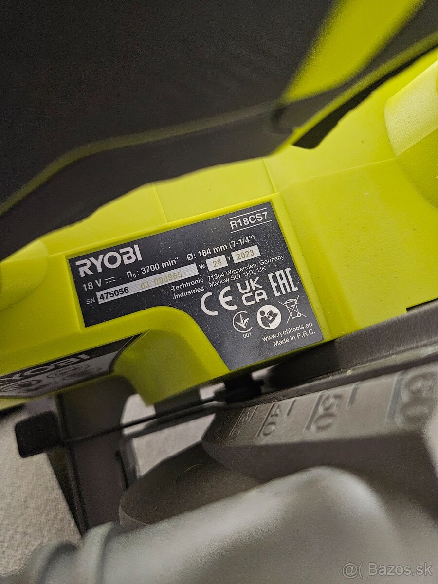 RYOBI R18CS7 Brushless – nová, nepoužitá (bez batérie) - 6
