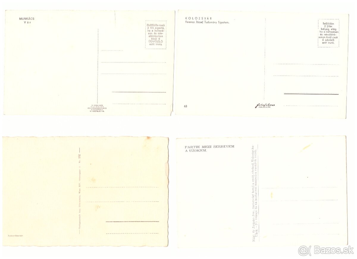 Pohľadnice Maďarsko Poľsko Balkán - 6