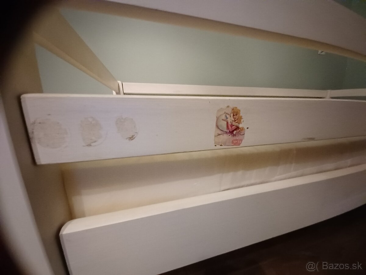 Detská vyvýšená posteľ s matracom - 6