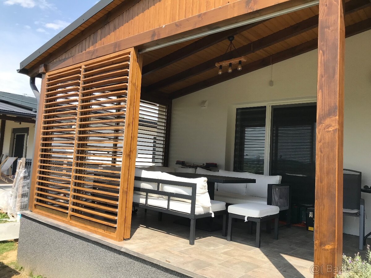 Pergoly Altánky Prístrešky Terasy Otočné Žaluzie - 6