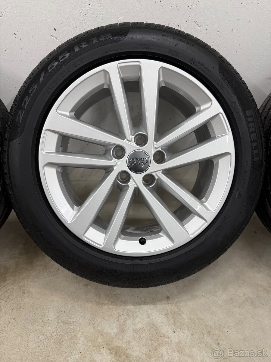 Nepoužitá letná sada Audi A6 C8 - 5x112 R18 , 225/55/18 - 6