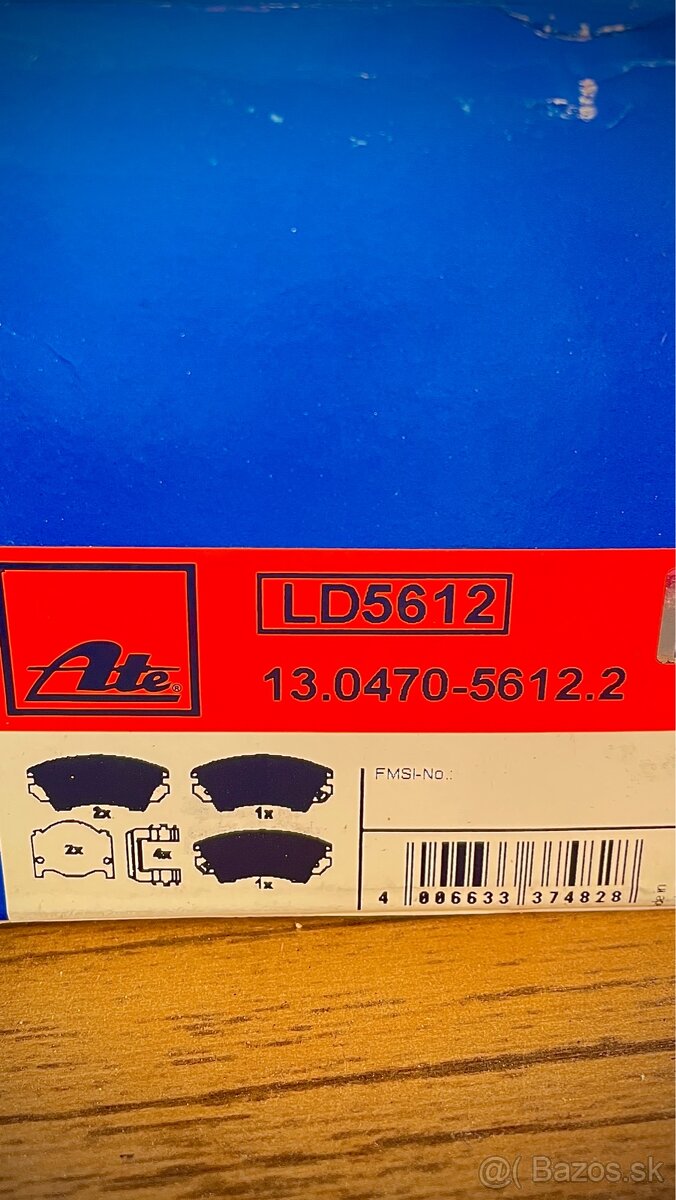 Brzdové kotúče MEYLE+platničky ATE Ceramic na Opel - 6