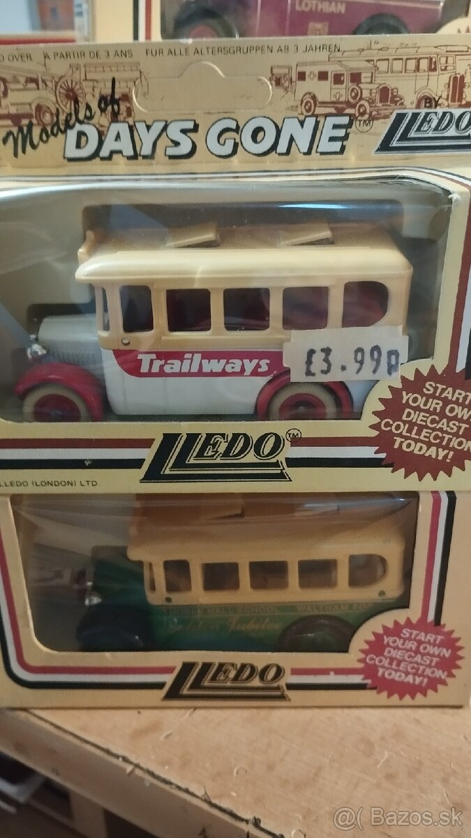 Kovové modely lledo autobusy - 6