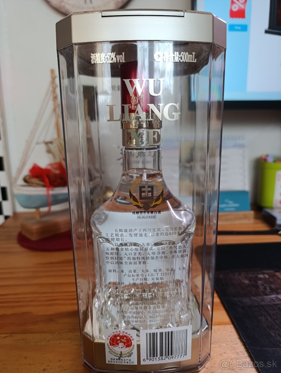 Originálny pánsky darček Wuliangye Baijiu 52% alkohol 500 ml - 6