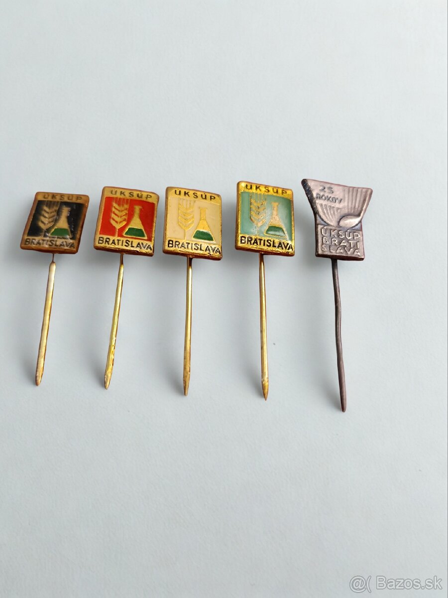 Plaketa ÚKSÚP (1984) – KOMPLET - 6