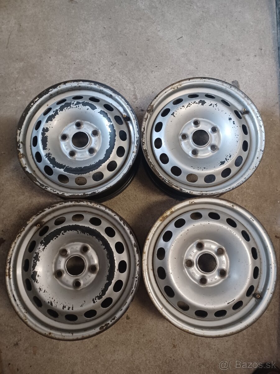 5x112, R15 ET47 plechové disky VW group - 6