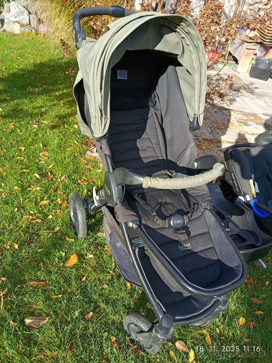 Predávam Trojkombinaciu kočíku Britax Römer B motion plus - 6