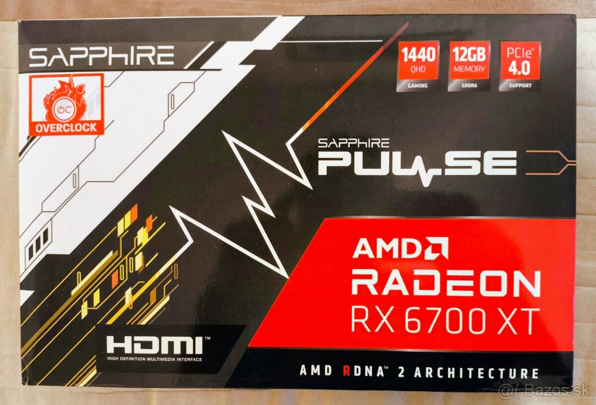 Sapphire PULSE RX 6700 XT OC - 6