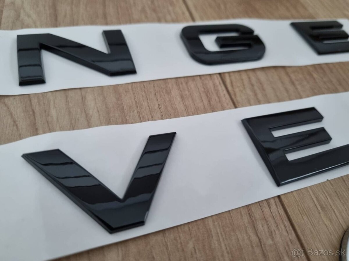 Napis RANGE ROVER, SKODA VRS, MINI COOPER - 6
