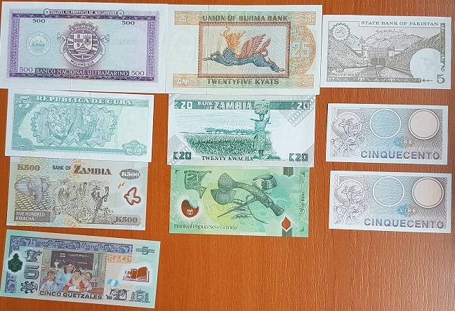 Bankovky 1,5€ - 5€ - 6
