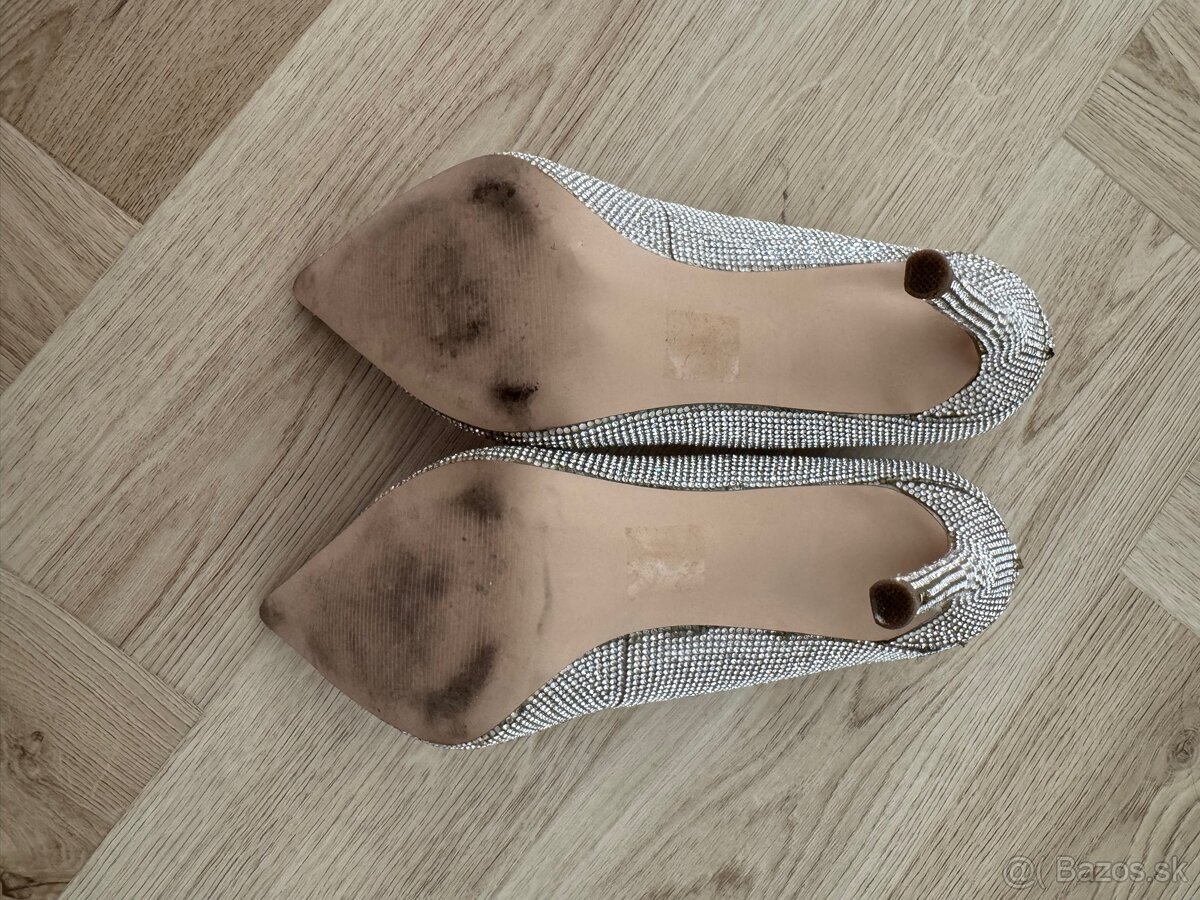 STEVE MADDEN strieborné lodičky - 6