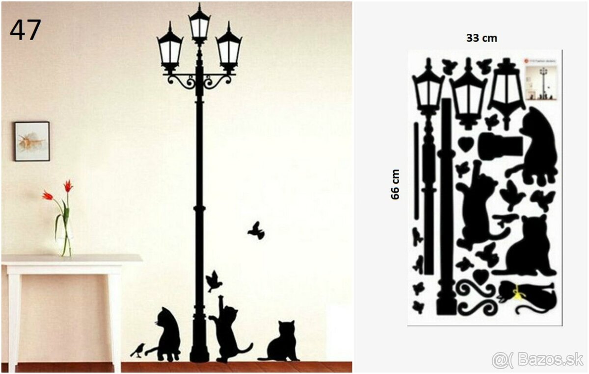 Dekoračné nálepky na stenu 3 - 6